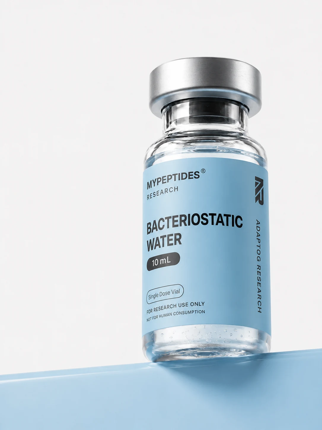 Bacteriostatic Water 10ml — mypeptides vial